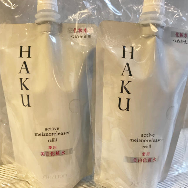 SHISEIDO (資生堂)(シセイドウ)のHAKU 美白化粧水 詰め替え2個 コスメ/美容のスキンケア/基礎化粧品(化粧水/ローション)の商品写真