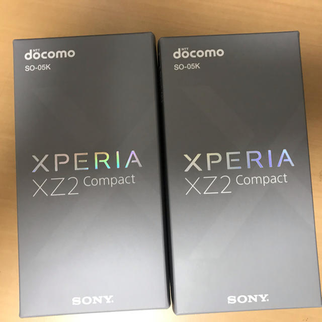 最安値購入 ドコモ新品Xperia XZ2compact SO-05K ブラック2台