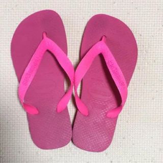 ハワイアナス(havaianas)のサンダル ハワイアナス  キッズ ピンク(サンダル)