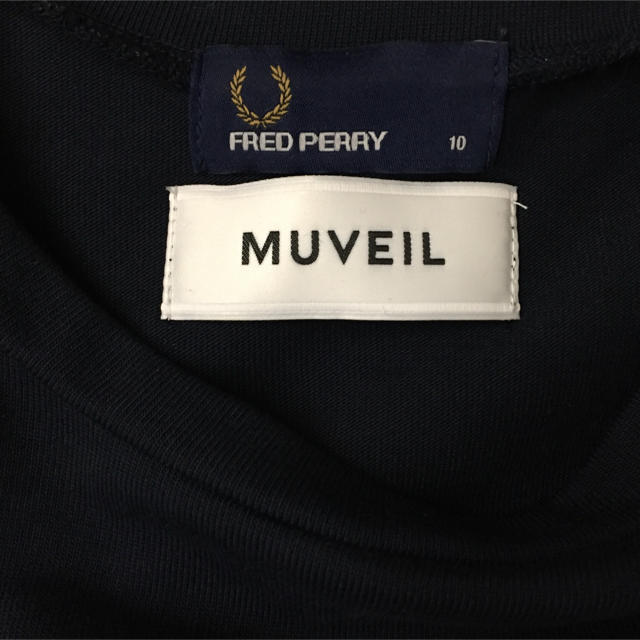 MUVEIL×FRED PERRYプリーツシフォンT