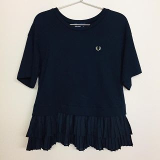 ミュベールワーク(MUVEIL WORK)のMUVEIL×FRED PERRYプリーツシフォンT(Tシャツ(半袖/袖なし))