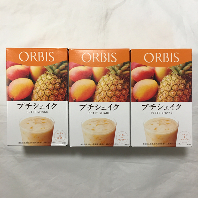 パイン＆マンゴー ORBIS オルビス プチシェイク ×3箱(21食)