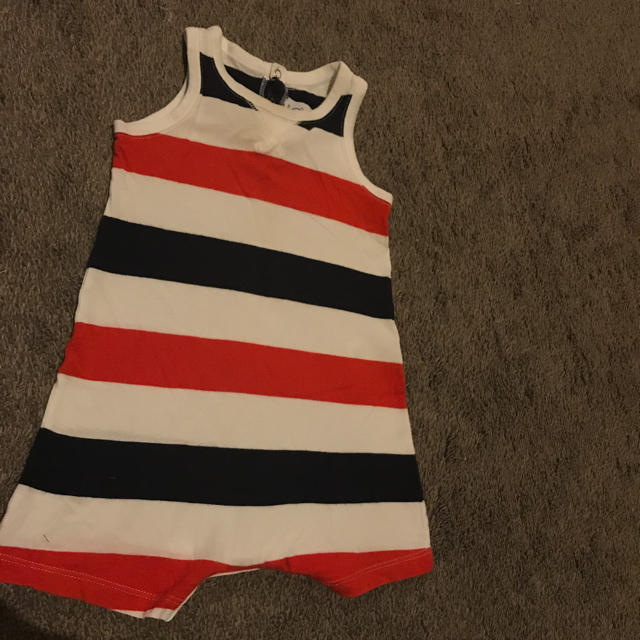 PETIT BATEAU(プチバトー)のプチバトー 12m/74cm ６点セット キッズ/ベビー/マタニティのベビー服(~85cm)(ロンパース)の商品写真