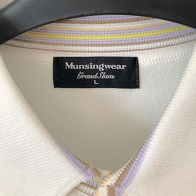 Munsingwear(マンシングウェア)の値下げ⭐️マーシング 白ポロシャツ メンズ メンズのトップス(ポロシャツ)の商品写真