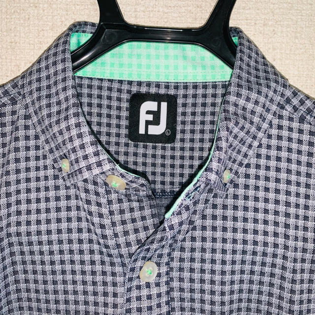FootJoy(フットジョイ)のFoot Joy  ボタンダウンポロシャツ Ｌ スポーツ/アウトドアのゴルフ(ウエア)の商品写真
