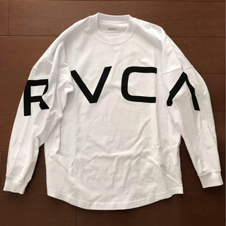 ルーカ(RVCA)のrvca アーチロゴ ビックロンt XSサイズ ホワイト(Tシャツ/カットソー(七分/長袖))