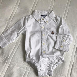 ベビーギャップ(babyGAP)のクマワンポイントシャツ(セレモニードレス/スーツ)