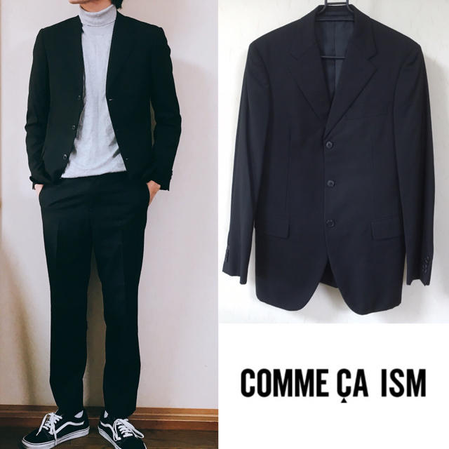 COMME CA ISM - COMME CA ISM コムサ セットアップスーツ ジャケット 三つボタンの通販 by ttt｜コムサイズムならラクマ