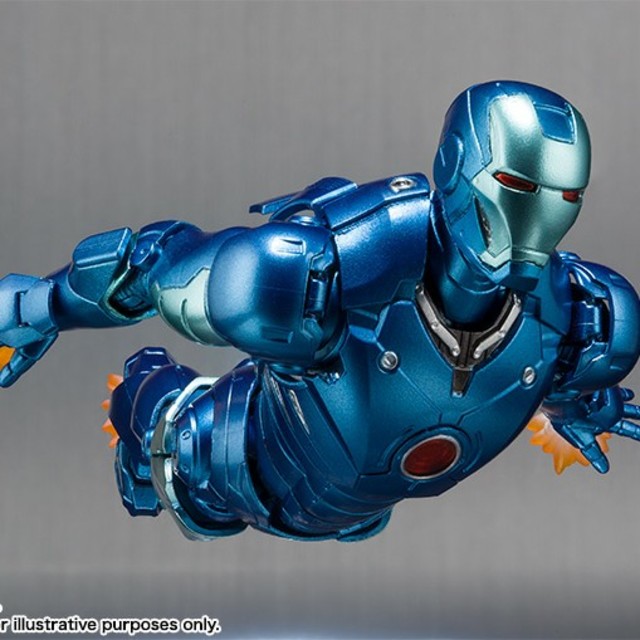 ●【コミ魂限定】S.H.フィギュアーツ アイアンマン マーク3 ブルーステルス 2