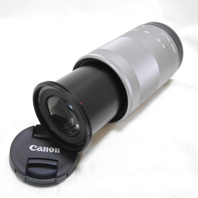 新品☆キャノン Canon EOS M EF-M 55-200mm シルバー-