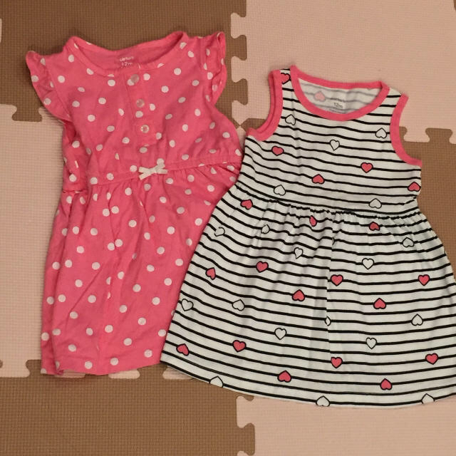 carter's(カーターズ)のカーターズ ワンピース2着セット キッズ/ベビー/マタニティのベビー服(~85cm)(ワンピース)の商品写真