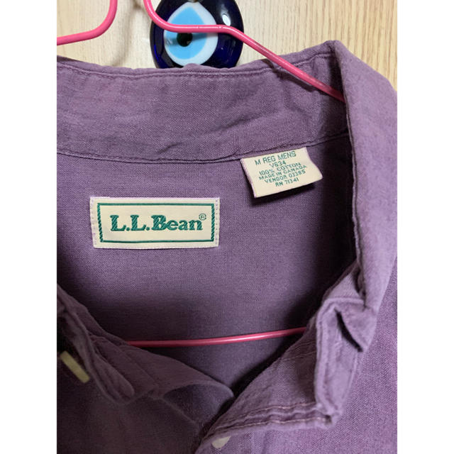L.L.Bean(エルエルビーン)のキロちゃんさん 専用 L.L.Bean シャツ 長袖 薄紫 Mサイズ メンズ メンズのトップス(シャツ)の商品写真