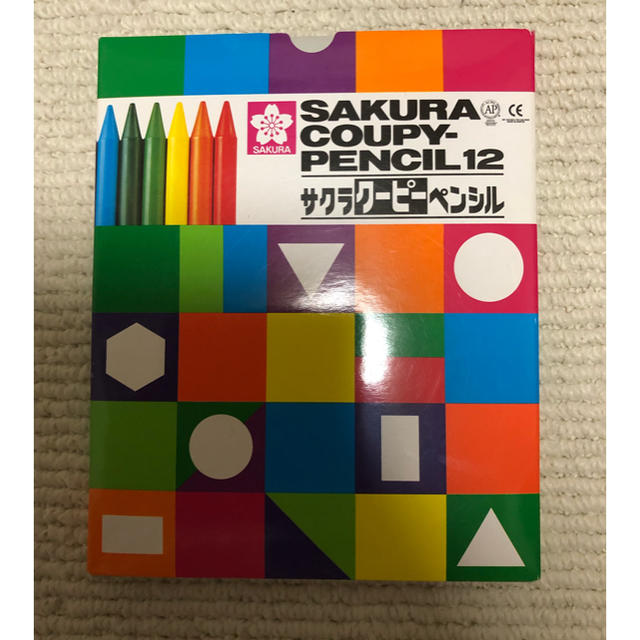 サクラクレパス(サクラクレパス)のサクラ クーピーペンシル12色 エンタメ/ホビーのアート用品(色鉛筆)の商品写真