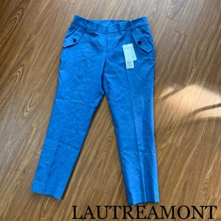 ロートレアモン(LAUTREAMONT)の❥新品未使用 LAUTREAMONT シャンブレー クロップドパンツ❥(クロップドパンツ)