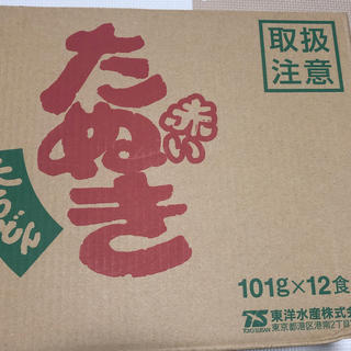 ニッシンショクヒン(日清食品)の赤いたぬき 12個(麺類)