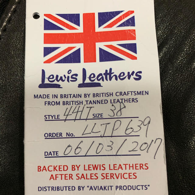 Lewis Leathers(ルイスレザー)のルイスレザー  サイクロン 38 タイトフィット メンズのジャケット/アウター(ライダースジャケット)の商品写真