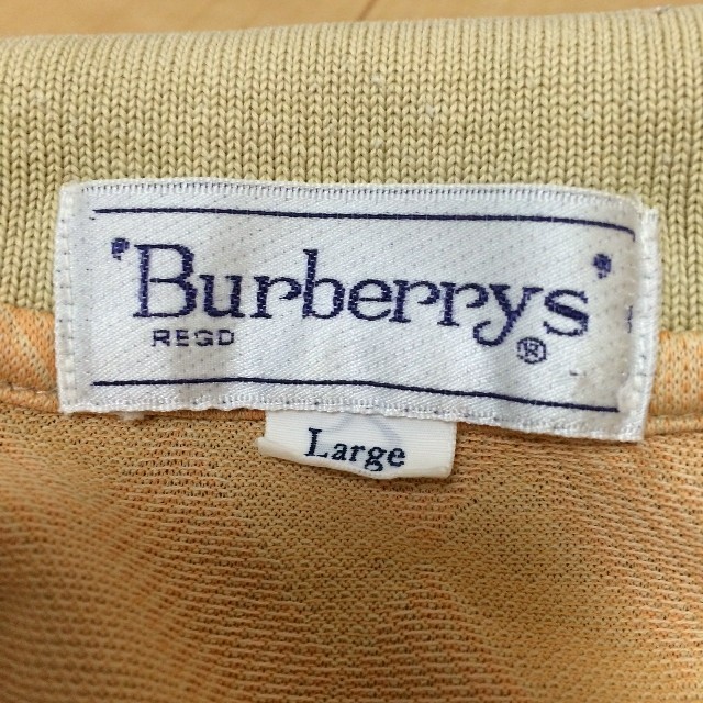 BURBERRY(バーバリー)の90s バーバリー ポロシャツ 半袖シャツ ベージュチェック レディースのトップス(ポロシャツ)の商品写真