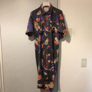 ヴィヴィアンウエストウッド(Vivienne Westwood)のAnglomania カットラスロングシャツワンピース(ロングワンピース/マキシワンピース)