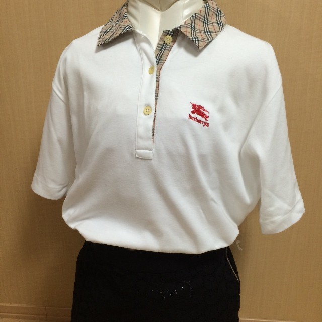 美品90s バーバリー ポロシャツ ノバチェック 半袖シャツ | フリマアプリ ラクマ