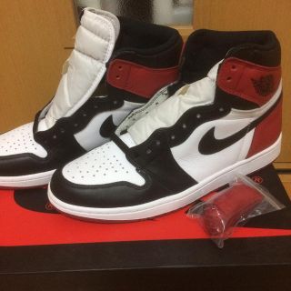 ナイキ(NIKE)のjordan 1 black toe (スニーカー)