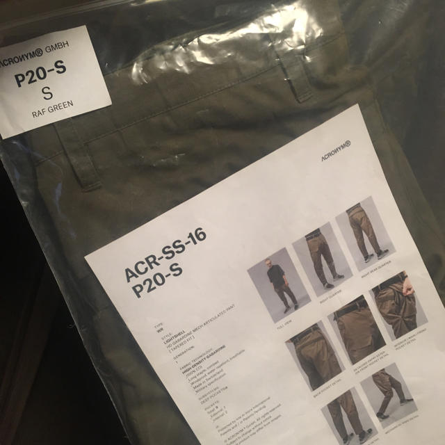 オリジナル ACRONYM P20-S ACR-SS-16の通販 s ラクマ - izumik.co.jp
