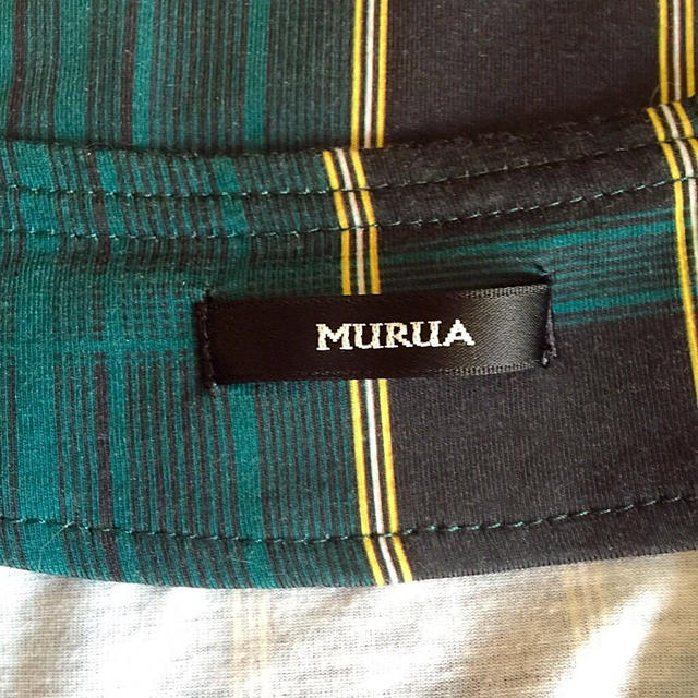 MURUA(ムルーア)のMURUA ナローラインチェック柄タンク レディースのトップス(タンクトップ)の商品写真