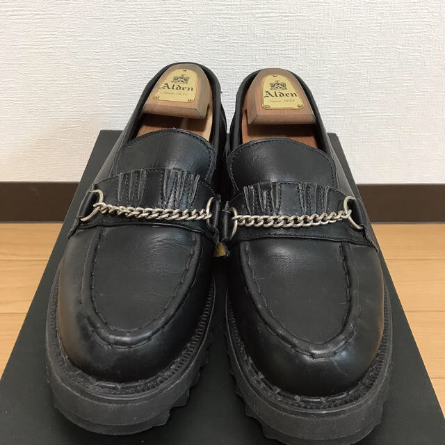 Yohji Yamamoto(ヨウジヤマモト)のシャークソールチェーン付きローファー メンズの靴/シューズ(スリッポン/モカシン)の商品写真