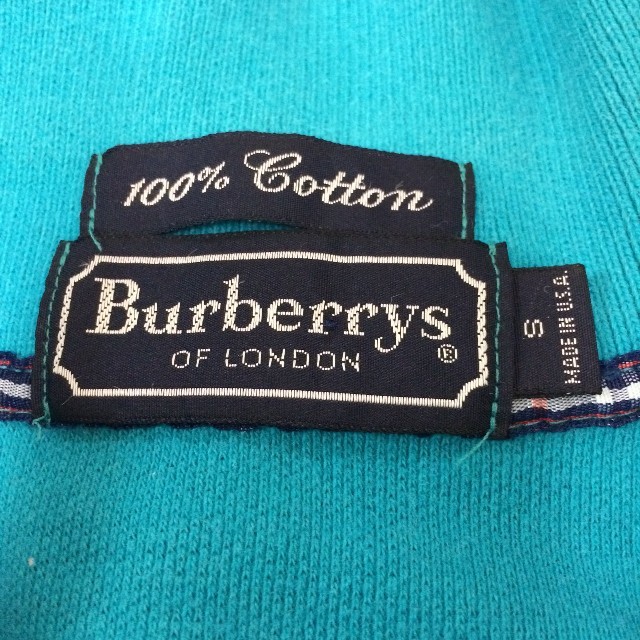 BURBERRY(バーバリー)のレア色90年代 バーバリー ポロシャツ ヴィンテージ メンズのトップス(Tシャツ/カットソー(半袖/袖なし))の商品写真