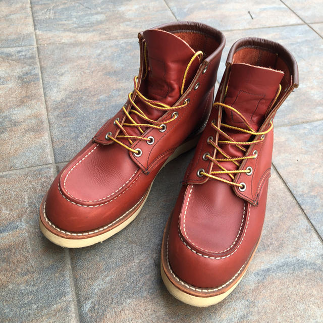 羽根刻印 美品 red wing 8131 8875 モックトゥ 9.5Dブーツ