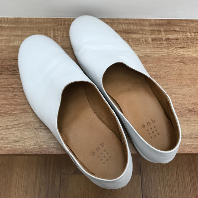 nest Robe(ネストローブ)のque shoes キューシューズ ホワイト Mサイズ レディースの靴/シューズ(バレエシューズ)の商品写真