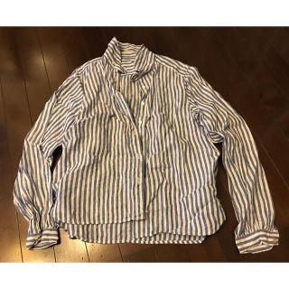 ネストローブ(nest Robe)のネストローブ  ストライプ丸襟シャツ(シャツ/ブラウス(長袖/七分))