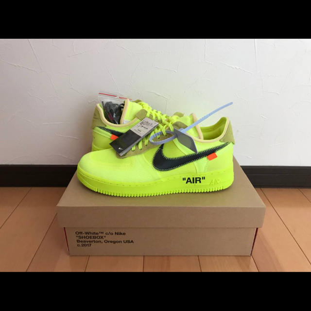 NIKE AIR FORCE 1 OFF WHITE 27cm the ten