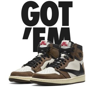 ナイキ(NIKE)のエア ジョーダン1  HIGH  TRAVIS SCOTT(スニーカー)