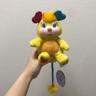 popples 黄色 イエロー カラフル 犬 ぬいぐるみ フィギュア マスコット(キャラクターグッズ)