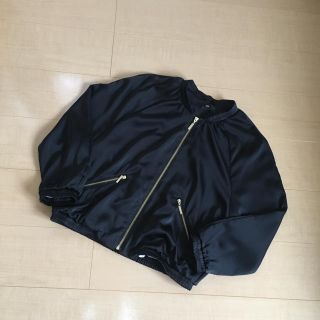 エイチアンドエイチ(H&H)のH&M ブルゾン MA1 サイズ38 ブラック(ブルゾン)