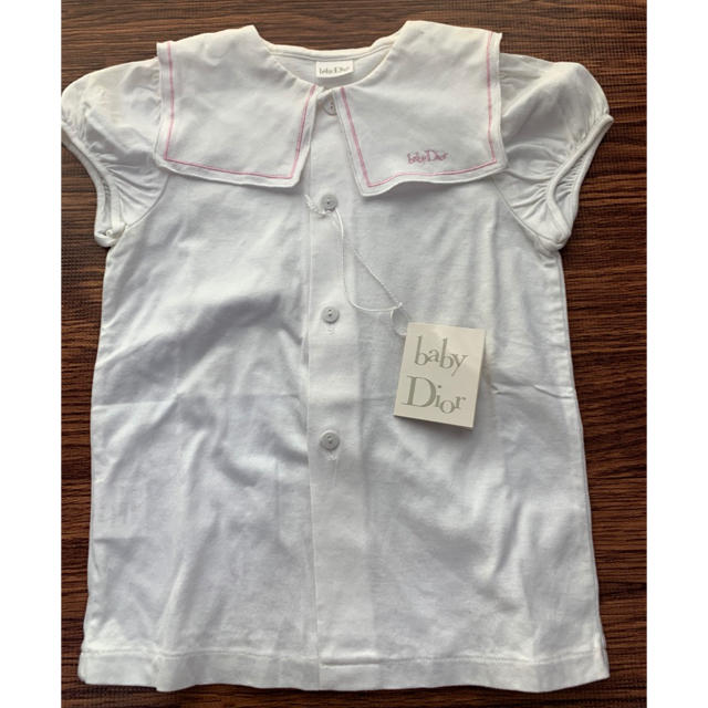 baby Dior(ベビーディオール)の新品 Christian  Baby Dior 95 半袖 シャツ ブラウス キッズ/ベビー/マタニティのキッズ服女の子用(90cm~)(ブラウス)の商品写真