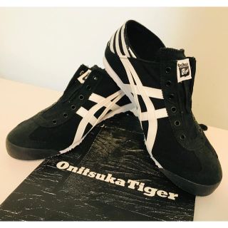 オニツカタイガー(Onitsuka Tiger)のオニツカタイガー メキシコ 66 パラティ スリッポン BLACK 23.5cm(スニーカー)