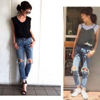 トゥデイフル(TODAYFUL)のトゥデイフル BOBs デニム size24  T33(デニム/ジーンズ)