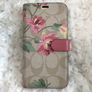 コーチ(COACH)の新品 コーチ iPhone X/XS ケース 手帳型  リリー(iPhoneケース)