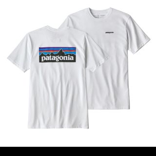 パタゴニア(patagonia)の★新品★ パタゴニア バックプリントロゴ T ホワイト  S(Tシャツ/カットソー(半袖/袖なし))