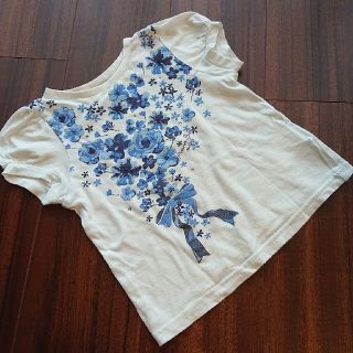 アナスイミニ(ANNA SUI mini)の専用☆アナスイミニ  花柄Tシャツ&デニムスカート 110(Tシャツ/カットソー)