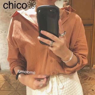 フーズフーチコ(who's who Chico)の新品❁﻿フーズフーチコ 裾ドロストビッグシャツ(シャツ/ブラウス(長袖/七分))