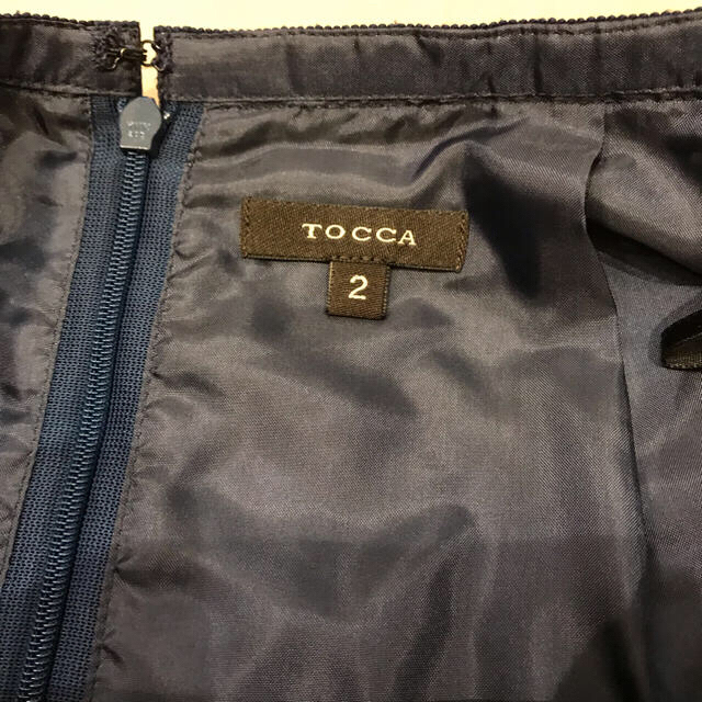 TOCCA(トッカ)のTOCCA トッカ スカート ネイビー レディースのスカート(ひざ丈スカート)の商品写真