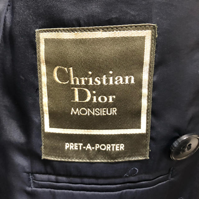 Dior(ディオール)のChristian Dior ジャケット ダブル ボタン テーラードジャケット メンズのジャケット/アウター(テーラードジャケット)の商品写真