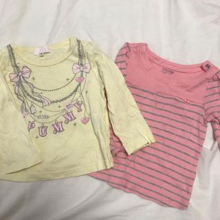 ベビーギャップ(babyGAP)のトップス80 2枚セット(Ｔシャツ)