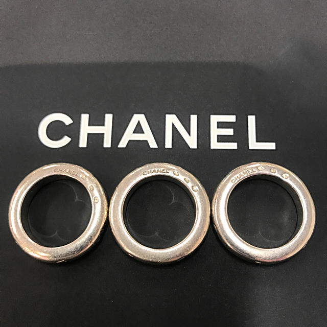 CHANEL(シャネル)の専用 CHANEL リング 3連 レディースのアクセサリー(リング(指輪))の商品写真