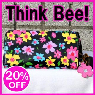 シンクビー(Think Bee!)のThinkBee!花柄長財布(財布)