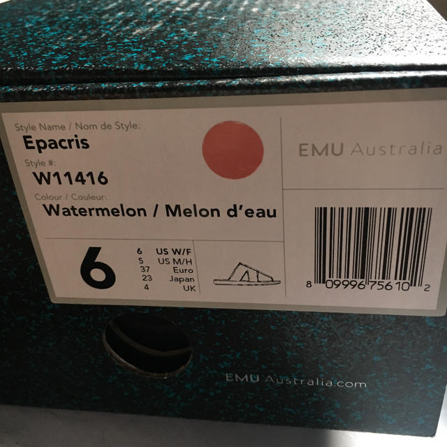 EMU(エミュー)のお値下げ タグ付き EMUスェードサンダル レディースの靴/シューズ(サンダル)の商品写真