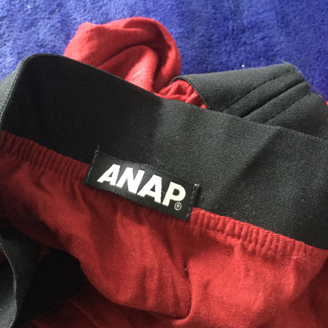 ANAP(アナップ)のANAP レッドロングスカート レディースのスカート(ロングスカート)の商品写真