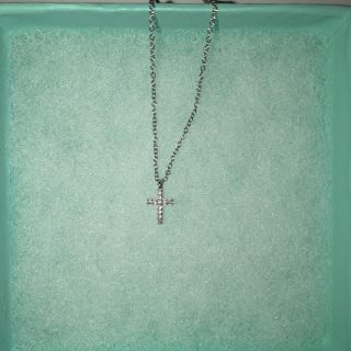 ティファニー(Tiffany & Co.)の17日まで最終値下げ✳︎ティファニー 18金ミニクロス ダイヤネックレス(ネックレス)